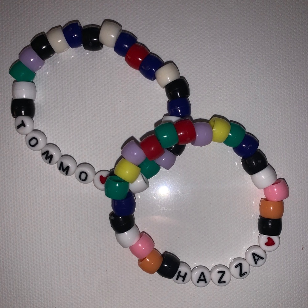 custom beaded bracelet :)